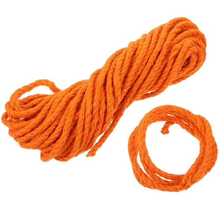 WRITWAA Orange Sisal Hemp Replacement Rope for Cat Scratcher and Furniture Legs