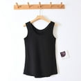 thumbnail image 2 of zbxnLI Women's Plus Size Tank Tops Built-In Bra Pads Sleeveless Soft Loose Pajama Tops for Women, 2 of 5
