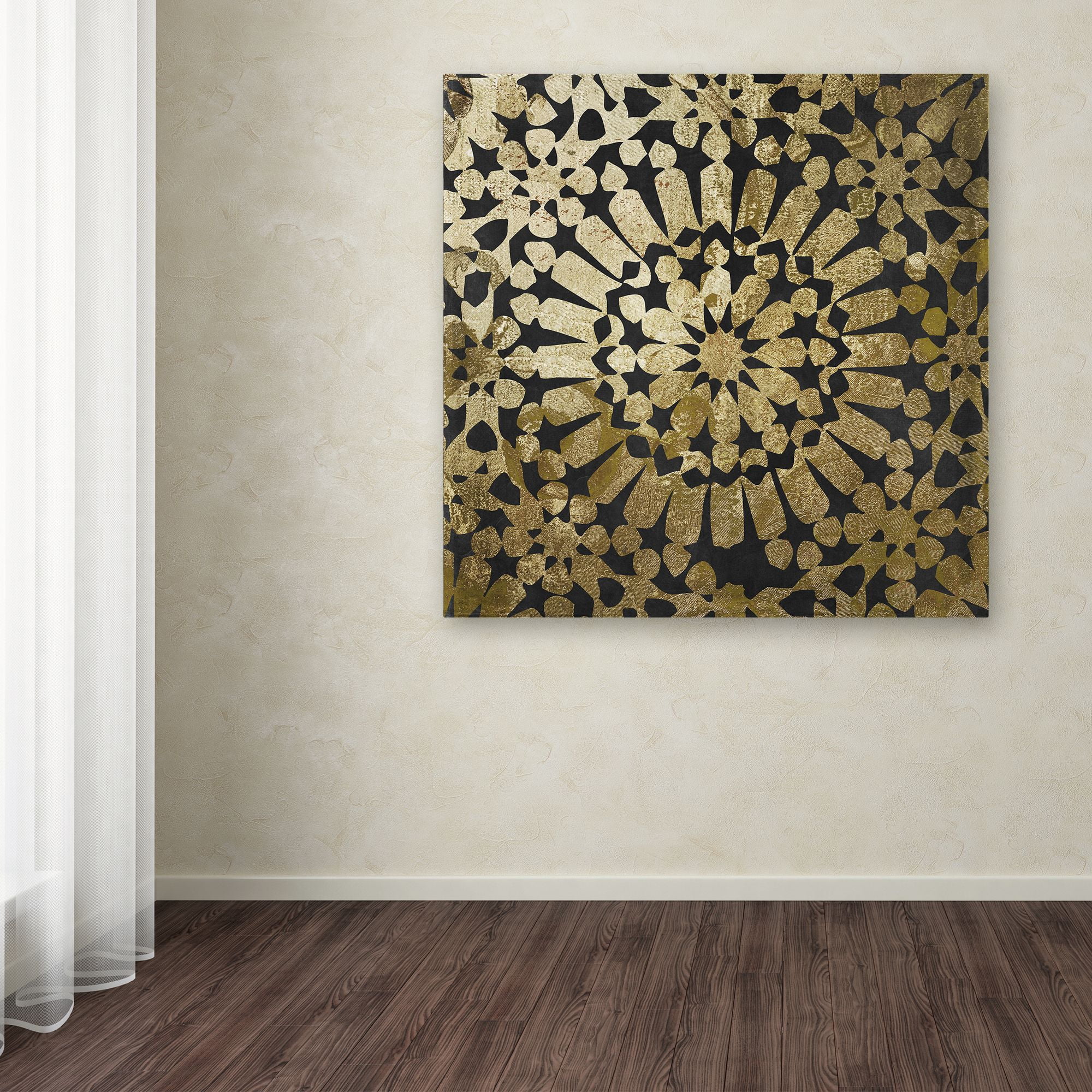 Trademark Fine Art "Moroccan Gold III" Canvas Art by Color Bakery