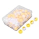 thumbnail image 4 of 74 Uds. Cuentas redondas para el cabello, accesorios para peluca trenzada de ganchillo de plástico DIY, cuentas trenzadas para rastas, herramienta para trenzado de cabello, amarillo, 4 of 8