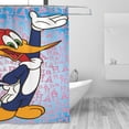 thumbnail image 6 of Woody Woodpecker Shower Curtain Cartoon Art Bath Shower Curtains with 12 Hooks, Waterproof Washable Polyester Bathroom Home Decor Set 72x72 Inch, Iron, 6 of 8