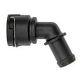 thumbnail image 3 of KarParts360 For Volkswagen Bora 2005 Coolant Hose Connector | Plastic Material | Black | Hose Barb Fitting Attachment End 1 | Quick Disconnect Fitting Attachment End 2 | Male End 1 Gender 1J0122291D, 3 of 4
