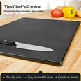 Commercial Extra Large Black Plastic Cutting Board, NonToxic
