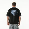 thumbnail image 2 of Unisex The Wild Collective  Black Memphis Grizzlies Mesh Full-Zip T-Shirt, 2 of 4