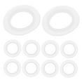 thumbnail image 5 of WRISTBIQUE 10pcs Overflow Seal Gasket Silicone Washer Transparent for DIY Projects, 5 of 8