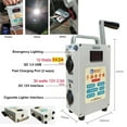 thumbnail image 5 of Hand Crank Generator Mobile Phone Charger Outdoor Portable Emergency Power Supply DC5V 12V 30 Watts, 5 of 6