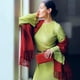 thumbnail image 2 of Bolso de noche Dasein para mujer en charol rojo, 2 of 6