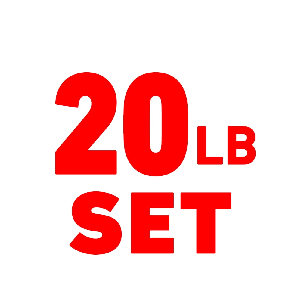 20lbs(10lbs*2)