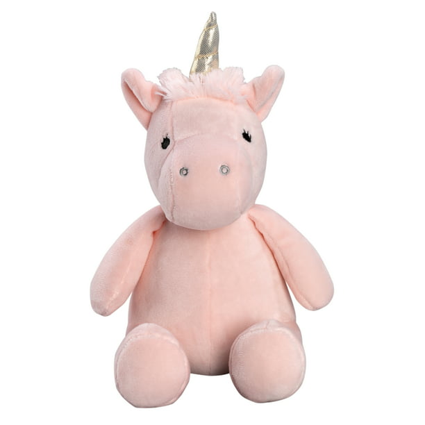 Bedtime Originals Rainbow Unicorn Pink/Gold Plush Unicorn Stuffed Animal -  Pearl 