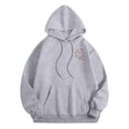 thumbnail image 5 of Womens Hoodie Long Sleeve Women Hoodies Pullover Oversized Hoodies for Women Grey Hoodie Women Womens Fall Jackets Young Women's Wear, 5 of 5