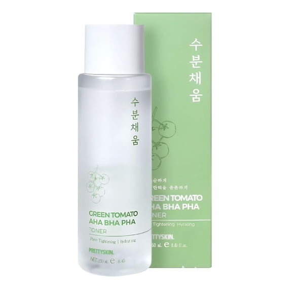 Tónico facial hidratante PRETTYSKIN con extracto de tomate 250 mL