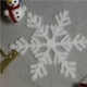 thumbnail image 4 of Injueey de árbol de Navidad, accesorio de paisajismo, cubierta inferior, patrón de copo de nieve de felpa interesante, decoración de Kits de decoración para fiestas Gris/120cm, 4 of 6