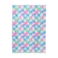 thumbnail image 2 of JSTEL Dog Paw Prints Tie Dye Table Cloth Rectangle 60 x 120 Inch Tablecloth Anti Wrinkle Table Cover for Dining Kitchen Parties, 2 of 6