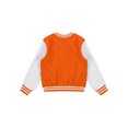 thumbnail image 5 of renvena Kids Boys Baseball Jackets Varsity Style Casual Sport Coat Cardigan Sweatshirt 5-12 Orange 5-6, 5 of 7