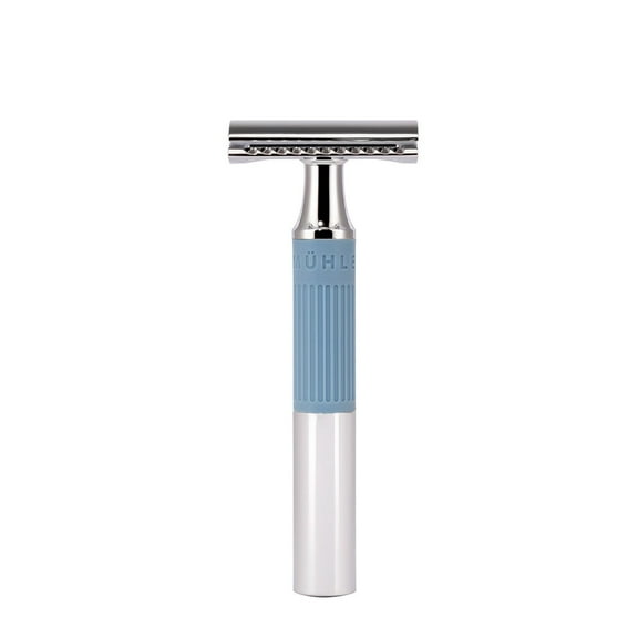 MÜHLE NEO Safety Razor, Closed Comb, Glacier Blue