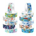 thumbnail image 1 of Ocean Theme Washi Tape Set for Craft - 12 Rolls Adhesive Journal Stickers, 1 of 5