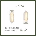 thumbnail image 4 of WV323112VBAR-Alora Lighting-Caesar - 11W LED Bath Vanity-12 Inches Tall and 4.63 Inches Wide-Vintage Brass Finish, 4 of 7