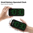 thumbnail image 2 of Reloj despertador digital Acedeck que funciona con pilas y pantalla grande, 2 of 9
