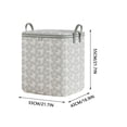 thumbnail image 3 of Quilt Storage Bag Large Capacity for Clothes, Blankets, Moving, Dorm Room Organization, Foldable Waterproof Fabric, 3 of 5