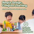 thumbnail image 5 of Taksa Toys Juguetes creativos y únicos para niños de 4, 5, 6 y 7 años Bloques educativos Recursos para el aprendizaje Juguetes Montessori abiertos para niñas y niños Habilidades motoras finas Reggio E, 5 of 5
