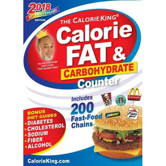 CalorieKing Calorie, Fat and Carbohydrate Counter 2018