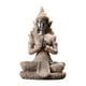 thumbnail image 2 of Estatua de Buda sentado de piedra arenisca, colección de esculturas artesanales decorativas de 3x2x4 pulgadas para regalo de inauguración de la casa, Estilo B Macarena Estatua al aire libre, 2 of 8
