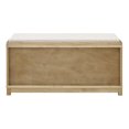 Modern Essentials Charlotte Solid Wood 4Cube Storage Bench, Multiple