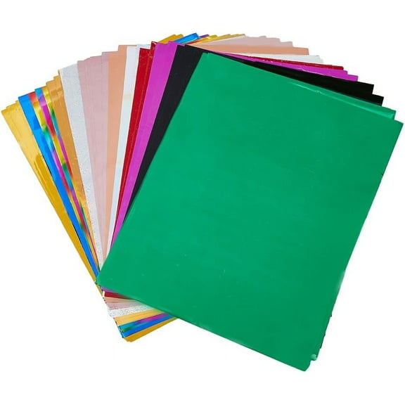60 Sheets 12 Colors A4 Hot Stamping Foil Paper Transfer Foil Paper Elegance Laser Printer Craft Paper for DIY Craft Embossing Scrapbooking Cards Making Mixed Color 297x210x0.1mm 5 sheets/color