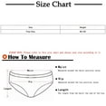 thumbnail image 3 of Kmdttou Seamless Underwear for Women Sexy Lace High Cut Panties Comfort Bikini Panty Stretch Underpants Breathable Ladies Briefs (Regular & Plus Size) Orange-Free Size, 3 of 3