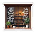 thumbnail image 6 of Cartoon Coffee Theme Stickers, Waterproof Coffee Theme Sticker for Water Bottle Laptop Phone Cases Planner Skateboard Luggage Helmet Party Favor Decor, Ideal for Adults Teens Teacher Rewards, 6 of 9