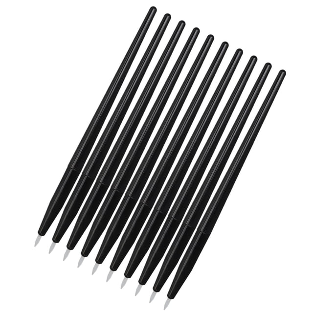 Cepillo De Sombra De Ojos ANGGREK Cepillo De Cejas De Silicona 10 Piezas