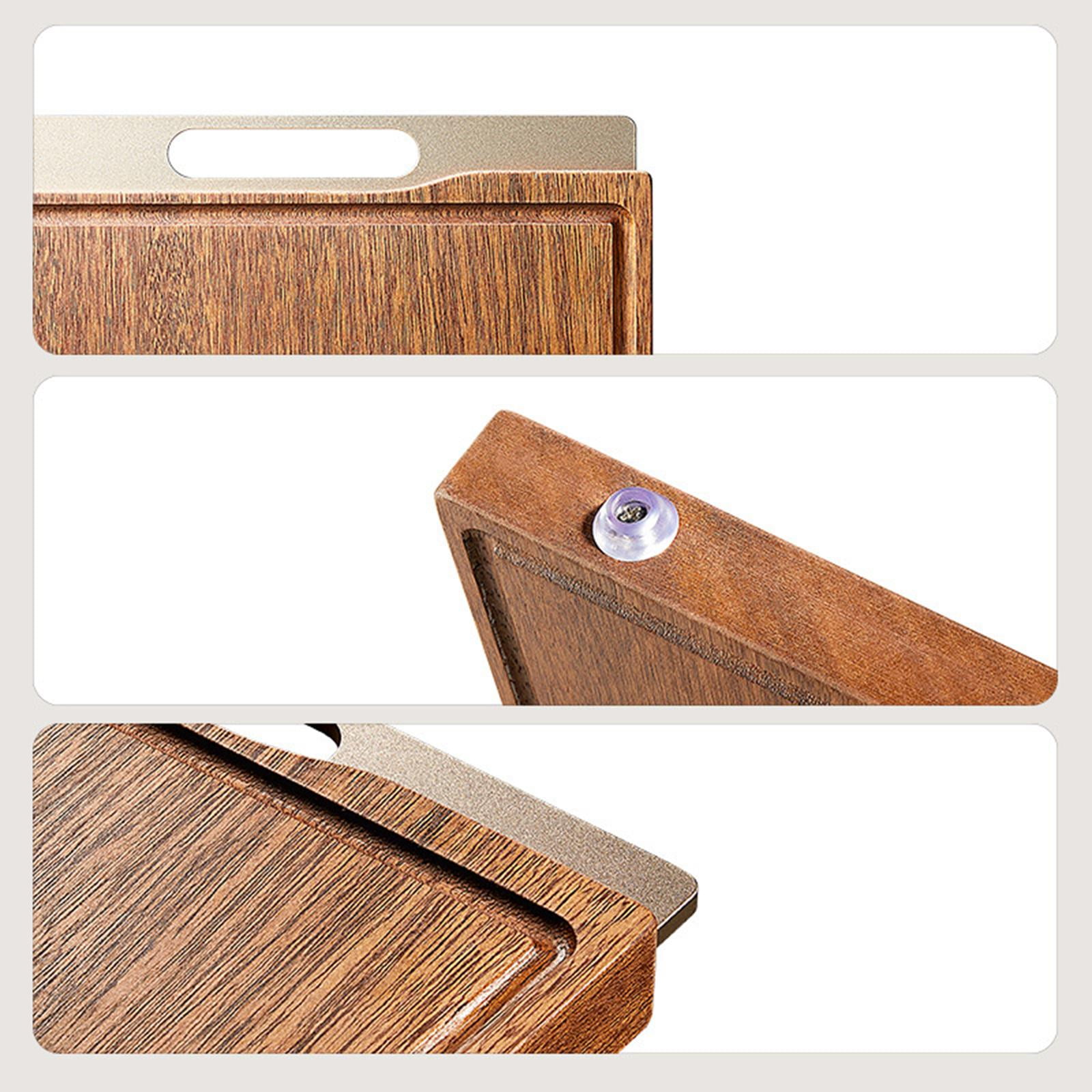 Esquirla Kitchen Chopping Board Pizza Board Portable Professional Double Sided Cutting Mat Camping Cutting Board for Cheese Vegetables S
