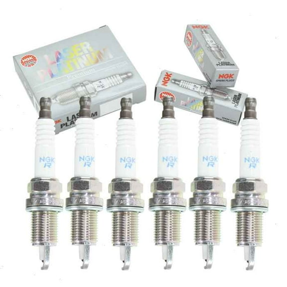 6 pc NGK Laser Platinum Spark Plugs compatible with Volkswagen Routan 4.0L V6 2009-2010
