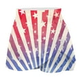 thumbnail image 4 of Moxiu 4th of July Skort Women Patriotic Skirts American Flag Tennis Skirt Pleated High Waisted Flowy Summer Skorts 2025 Multicolor,S, 4 of 6