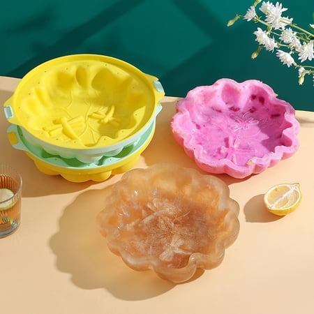 

Hadanceo Ice Mold Lightweight High-capacity Food Grade DIY Making PP Material Reusable Cocktails Ice Cube Mold