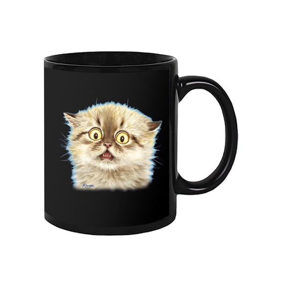 Scared Kitten Mug - Kayomi Harai Designs,