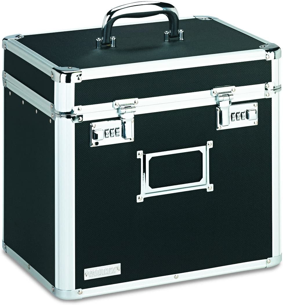 Vaultz Locking File Security Box, Letter Size, 13.5 x 10.5 Inches