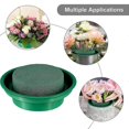 thumbnail image 3 of 8 Pack Floral Foam Round Bowls DIY Flower Arrangement Kit Green Round Wet Floral Foam Blocks for Wedding Decor, 3 of 5