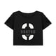 thumbnail image 1 of Top corto para mujer, camisa con cuello redondo a la moda de verano para viajes por la calle y caminar para mujer L, 1 of 7