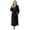 Black, variant on Premium Womens Robe, Plush Fleece Long Bath Robe for Women, Fluffy Soft Women's Bathrobe, Medium, Taupe