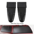 thumbnail image 3 of Rear 2PCS Glass Rear Door Hinges 67158 2 Hole Glass Rear Window Hinge Set Replacement for LEER Truck Cap 100XL 100LE, 3 of 7