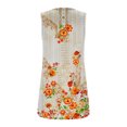 thumbnail image 4 of JGGSPWM Womens Graphic Cute Feather Print Tank Tops Camisole Crewneck Sleeveless Shirts Soft Comfy Summer Trendy Tunic Tees Beige XL, 4 of 4