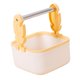 thumbnail image 4 of Soporte de escritorio para entrenamiento de aves, percha para pájaros, fácil de limpiar, portátil, soporte de juego para Amarillo, 4 of 9
