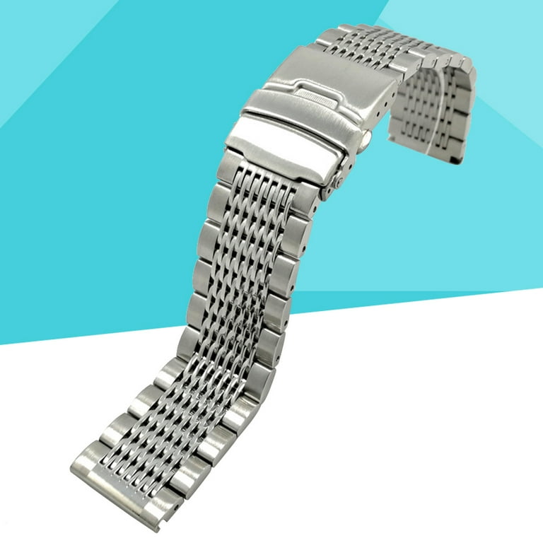 20mm watch strap 20mm Stainless Steel Watch Strap Solid Metal - Main Image