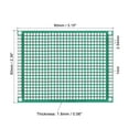 thumbnail image 2 of Unique Bargains PCB Board Single Sided Prototyping Boards Plated Through Holes 60mmx80mm, 4 Count, 2 of 5