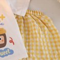 thumbnail image 4 of KPOPLK Baby Girls Toddler Clothes 2Pcs Summer Bow Embroidery Short Sleeve T-Shirt Tee Clothing Elastic Waist Shorts Set with Pockets(18-24 Months,Yellow), 4 of 6