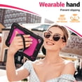 thumbnail image 3 of for iPad Mini 5th/4th Generation Case 7.9 inch 2019/2015, 360 Rotating Shockproof Cover with Stand, Handle, Shoulder Strap, Rose Panel, 3 of 7