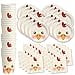 thumbnail image 3 of Chicken Birthday Party Supplies Set Plates Napkins Cups Tableware Kit for 16, 3 of 3