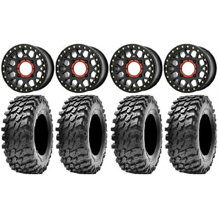 KS235 Grenade Beadlock 14 Wheels 30 Rampage Tires Can-Am Maverick X3 / Honda Pioneer 1000 / Talon KS235 Grenade Beadlock 14 Wheels 30 Rampage Tires Can-Am Maverick X3 / Honda Pioneer 1000 / Talon