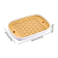 thumbnail image 3 of Small Pet Litter Box Toilet Tray for Rabbits Hamsters Guinea Pigs Hedgehogs Chinchillas Ferrets, Plastic Waste Potty with Detachable Griddle Splash Guard Easy-Clean Cage Accessory, Yellow, 3 of 6